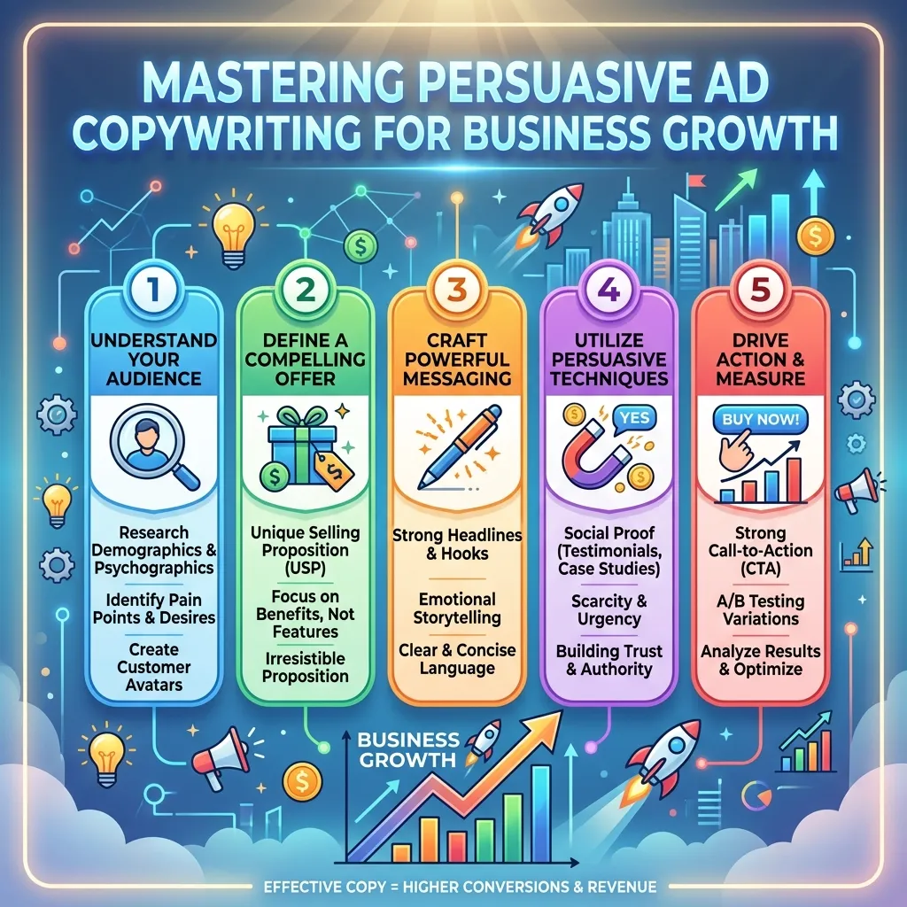 Mastering persuasive ad copywriting 